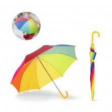OLIVIA. Guarda-chuva colorido para crian&ccedil;a de 19" em poli&eacute;ster 190T