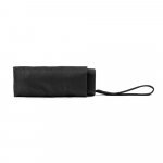 EMMA. Mini guarda-chuva compacto de 19&rdquo; em pongee 190T - Preto