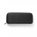 EMMA. Mini guarda-chuva compacto de 19&rdquo; em pongee 190T - Preto