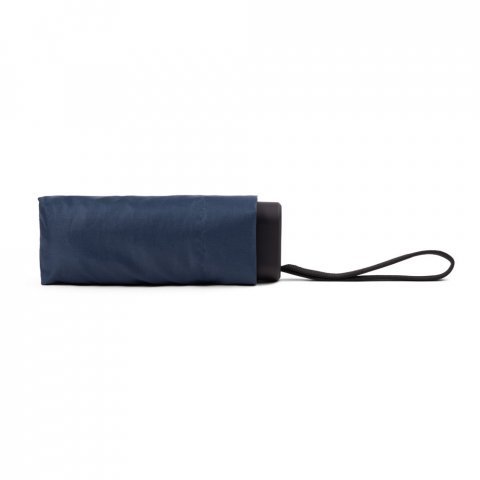 EMMA. Mini guarda-chuva compacto de 19&rdquo; em pongee 190T - Azul