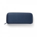 EMMA. Mini guarda-chuva compacto de 19&rdquo; em pongee 190T - Azul