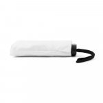 EMMA. Mini guarda-chuva compacto de 19&rdquo; em pongee 190T - Branco