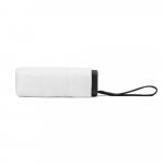 EMMA. Mini guarda-chuva compacto de 19&rdquo; em pongee 190T - Branco