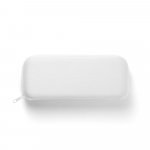 EMMA. Mini guarda-chuva compacto de 19&rdquo; em pongee 190T - Branco