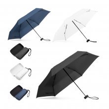 EMMA. Mini guarda-chuva compacto de 19&rdquo; em pongee 190T