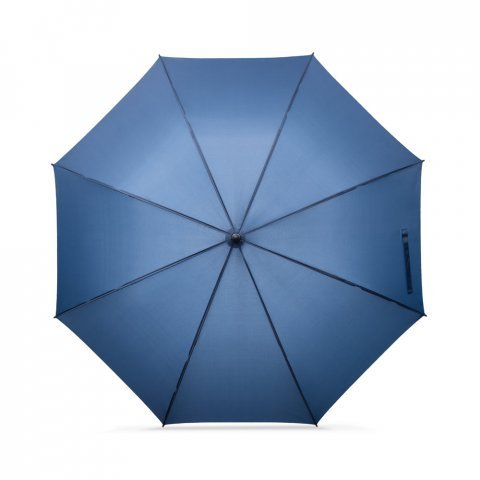 MATEO. Guarda-chuva de gigante (30") em pongee, ideal para enfrentar condi&ccedil;&otilde;es clim&aacute;ticas adversas - Azul