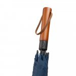 MATEO. Guarda-chuva de gigante (30") em pongee, ideal para enfrentar condi&ccedil;&otilde;es clim&aacute;ticas adversas - Azul