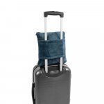 SNUGGY. Manta 3 em 1 em tecido polar (220 g/m&sup2;) ideal para viagens - Azul