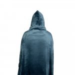 SNUGGY. Manta 3 em 1 em tecido polar (220 g/m&sup2;) ideal para viagens - Azul