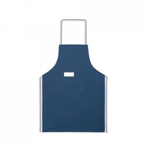 CHIVES. Avental em algod&atilde;o e poli&eacute;ster (180 g/m&sup2;) - Azul