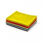 BERNAL. Toalha esportiva refrescante em poli&eacute;ster 100% reciclado com bolsa em non-woven